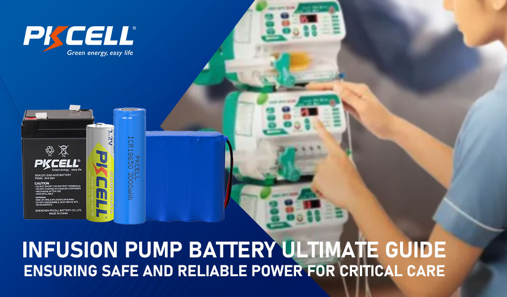 Infusion pump battery guide